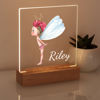 Image de Lumière de nuit Flower Fairy ｜ Personna à le nom de votre enfant ｜ Meilleure idée cadeau pour l'anniversaire, Thanksgiving, Noël, etc.
