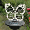 Image de Personalized Solar Night Light ｜ Butterfly Type D ｜ Customized Garden Solar Light for Memorial