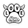 Image de Personalized Solar Night Light ｜ Paw ｜Customized Garden Solar Light for Memorial