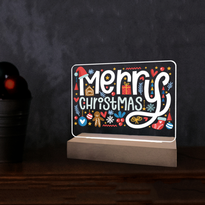Afbeeldingen van Merry Chirstmas Night Light Gift for Christmas｜Beste cadeau-idee voor verjaardag, Thanksgiving, Kerstmis enz.