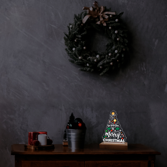Afbeeldingen van Merry Chirstmas Tree Night Light Cadeau voor Kerstmis｜Beste cadeau-idee voor verjaardag, Thanksgiving, Kerstmis enz.