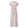 Picture of Fashionable Casual Suit - Spring/Summer Short-sleeved T-shirt & Trousers Two-piece Set - Suit for Women/Girls