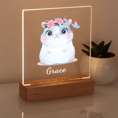 Picture of Chipmunk Night Light - Personalized It With Your Kid's Name
