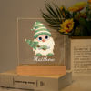 Imagen de Enano con luz nocturna de árbol de Navidad: personalízalo con el nombre de tu hijo