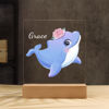Picture of Blue Dolphin Night Light - Personalized It With Your Kid's Name