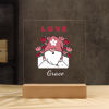 Image de Veilleuse Love Mail | Personnalisez-le avec le nom de votre enfant | Meilleure idée de cadeau pour un anniversaire, Thanksgiving, Noël, etc.