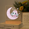 Afbeeldingen van Roze Maan Olifant Nachtlampje | Gepersonaliseerd met de naam van uw kind | Beste cadeau-idee voor verjaardag, Thanksgiving, Kerstmis enz.