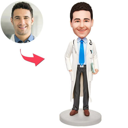 Picture of Custom Bobbleheads: Male Anesthesiologist | Personalized Bobbleheads for the Special Someone as a Unique Gift Idea