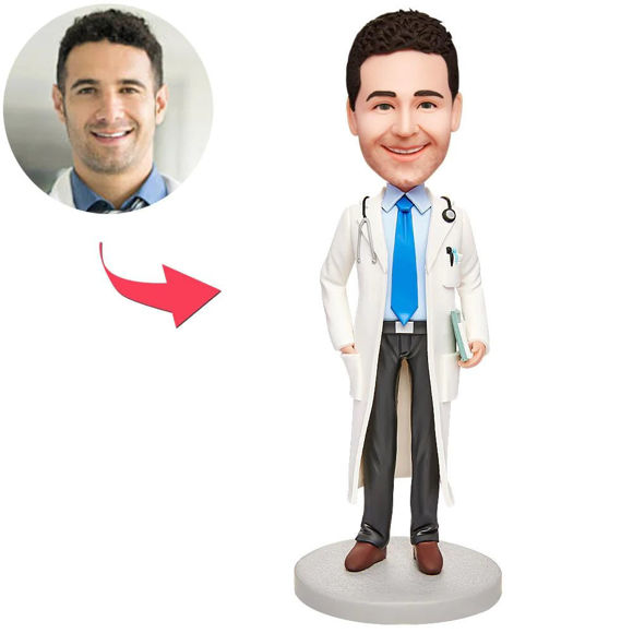 Imagen de Custom Bobbleheads: Male Anesthesiologist | Personalized Bobbleheads for the Special Someone as a Unique Gift Idea