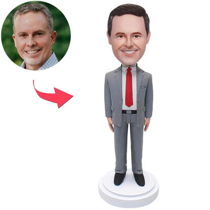 Picture of Custom Bobbleheads: Manager In Office| Personalized Bobbleheads for the Special Someone as a Unique Gift Idea
