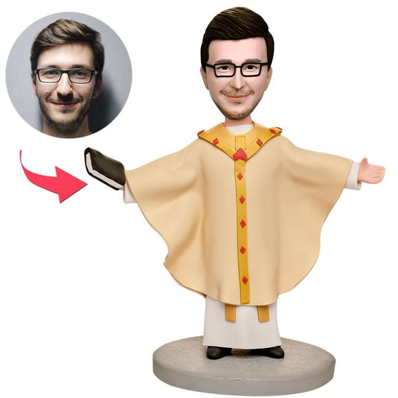 Imagen de Custom Bobbleheads: Religious Priest| Personalized Bobbleheads for the Special Someone as a Unique Gift Idea