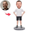 Imagen de Custom Bobbleheads: Men In Casual Men's Clothing| Personalized Bobbleheads for the Special Someone as a Unique Gift Idea
