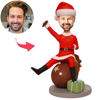 Imagen de Custom Bobbleheads: Christmas Bells Men Full Gift Bag| Personalized Bobbleheads for the Special Someone as a Unique Gift Idea