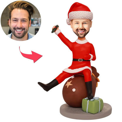 Picture of Custom Bobbleheads: Christmas Bells Men Full Gift Bag| Personalized Bobbleheads for the Special Someone as a Unique Gift Idea