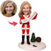 Imagen de Custom Bobbleheads: Merry Christmas Women| Personalized Bobbleheads for the Special Someone as a Unique Gift Idea