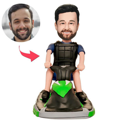 Picture of Custom Bobbleheads: Men's Motorboat| Personalized Bobbleheads for the Special Someone as a Unique Gift Idea