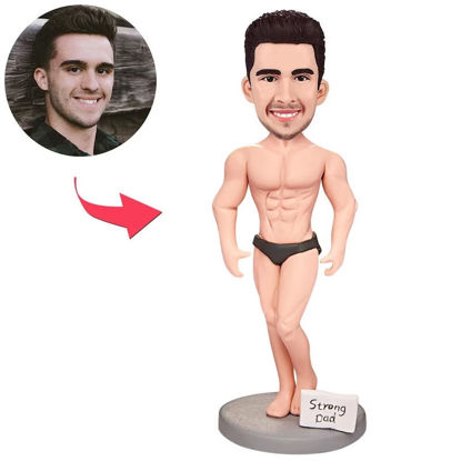 Picture of Custom Bobbleheads: Muscular-Man| Personalized Bobbleheads for the Special Someone as a Unique Gift Idea