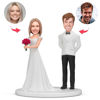 Imagen de Custom Bobbleheads:  Couples Taking Over The Bouquet | Personalized Bobbleheads for the Special Someone as a Unique Gift Idea