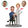 Picture of Custom Bobbleheads: Valentines Gift Pregnant Woman | Personalized Bobbleheads for the Special Someone as a Unique Gift Idea