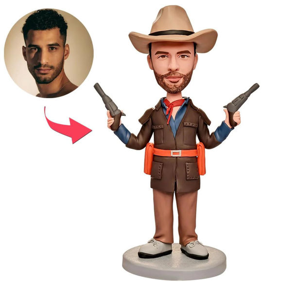 Image de Custom Bobbleheads: Cowboy Killer | Personalized Bobbleheads for the Special Someone as a Unique Gift Idea｜Best Gift Idea for Birthday, Thanksgiving, Christmas etc.