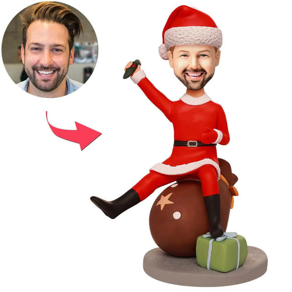 Image de Custom Bobbleheads: Christmas Bells Men Full Gift Bag| Personalized Bobbleheads for the Special Someone as a Unique Gift Idea｜Best Gift Idea for Birthday, Thanksgiving, Christmas etc.