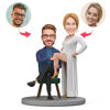 Image de Custom Bobbleheads: Valentines Gift Pregnant Woman | Personalized Bobbleheads for the Special Someone as a Unique Gift Idea｜Best Gift Idea for Birthday, Thanksgiving, Christmas etc.