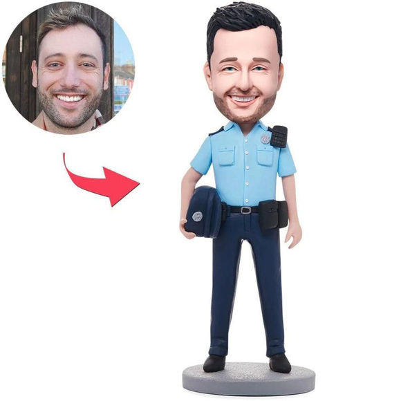 Image de Custom Bobbleheads:Male Police| Personalized Bobbleheads for the Special Someone as a Unique Gift Idea｜Best Gift Idea for Birthday, Thanksgiving, Christmas etc.