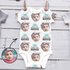 Picture of Custom Baby Clothing  Personalized Baby Onesies Infant Bodysuit with Funny Personalized Duplicate Avatar Long-Sleeve - Happy First Mother's Day