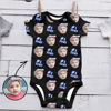 Imagen de Custom Baby Clothing  Personalized Baby Onesies Infant Bodysuit with Funny Personalized Duplicate Avatar Long-Sleeve - #1 DAD