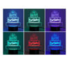 Image de Custom Name Night Light With Colorful LED Lighting | Multicolor Ice Hockey Player Night Light With Personalized Name  | Best Gifts Idea for Birthday, Thanksgiving, Christmas etc.