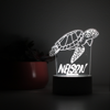 Image de Custom Name Night Light With Colorful LED Lighting | Multicolor Turtle Night Light With Personalized Name | Best Gifts Idea for Birthday, Thanksgiving, Christmas etc.