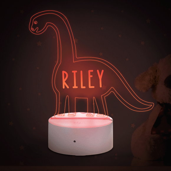 Image de Custom Name Night Light With Colorful LED Lighting | Multicolor Macrocollum Night Light With Personalized Name  | Best Gifts Idea for Birthday, Thanksgiving, Christmas etc.
