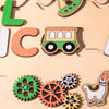 Imagen de Tablero de nombres de rompecabezas de madera personalizado - Regalo personalizado para bebés y niños - Rompecabezas de nombre personalizado - Regalo de 1er cumpleaños para bebé niño