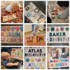 Image de Tableau de noms de puzzle en bois personnalisé - Cadeau personnalisé pour bébé et enfants - Puzzle de nom personnalisé pour les tout-petits - 1er anniversaire Meilleur cadeau pour bébé