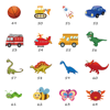 Image de Tableau de noms de puzzle en bois personnalisé - Cadeau personnalisé pour bébé et enfants - Puzzle de nom personnalisé