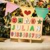 Afbeeldingen van Gepersonaliseerde houten puzzel naambord - aangepast speelgoedcadeau voor baby en kinderen - aangepaste naampuzzel voor peuters - 1e verjaardagscadeau voor mijn baby