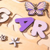 Imagen de Tablero de nombre de rompecabezas de madera personalizado - Juguete de regalo personalizado para bebé - Rompecabezas de nombre personalizado para niños pequeños - Regalo de 1er cumpleaños para niña