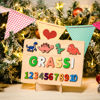 Imagen de Tablero de nombres de rompecabezas de madera personalizado - Regalo de juguete personalizado para bebés y niños - Regalo de 1er cumpleaños para un bebé lindo