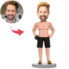 Image de Figurines personnalisées : Fitness Man | Bobbleheads personnalisés pour quelqu'un de spécial comme idée cadeau unique - Meilleure idée cadeau pour un anniversaire, Thanksgiving, Noël, etc.
