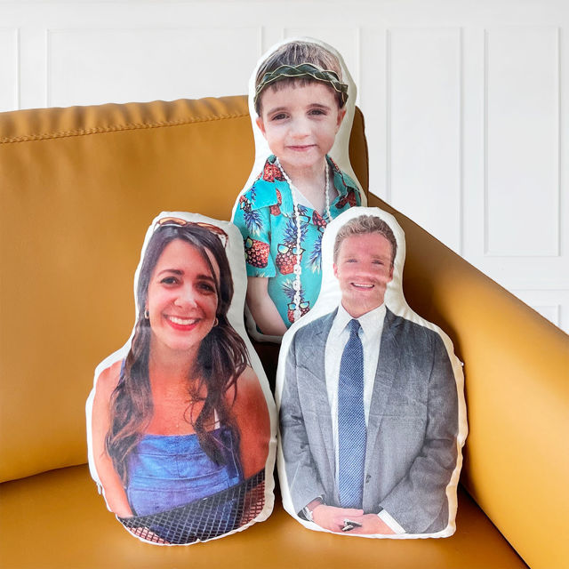Picture of Personalized 3D Human Face Photo Pillow