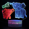 Image de Veilleuses LED colorées illusion 3D de différentes formes | Meilleurs cadeaux pour les enfants | Meilleure idée de cadeaux pour anniversaire, Thanksgiving, Noël, etc.
