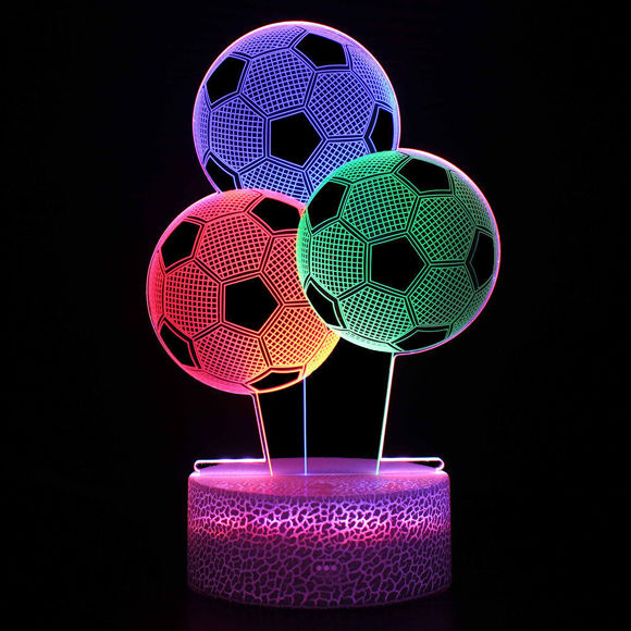 Image de Veilleuses LED colorées illusion 3D de différentes formes | Meilleurs cadeaux pour les enfants | Meilleure idée de cadeaux pour anniversaire, Thanksgiving, Noël, etc.