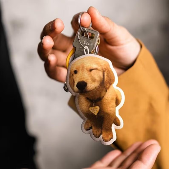 Bild von Benutzerdefinierter 3D-Foto-Schlüsselanhänger mit dem Foto Ihrer Lieben oder Haustiere