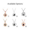 Image de Collier de projection personnalisé avec nom, textes ou photos personnalisés - Meilleurs cadeaux pour la fête des mères, un anniversaire ou Noël