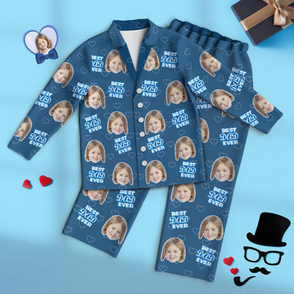 Picture of Customized Pajamas Customized Best Dad Ever Pajamas Customized Avatar Pajamas Family Pajamas Home Creative Gift Giving