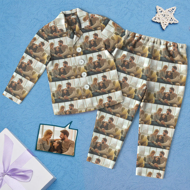 Picture of Customized Pajamas Customized Photo Pajamas Creative And Gift-Giving