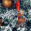 Bild von Personalisierter Cartoon-Rindeer-Schneemann-Namensschmuck – personalisierter Weihnachts-Namensschmuck aus Acryl – Weihnachtsbaumschmuck – Weihnachts-Heimdekoration – 10er-Pack Bundle-Verkauf