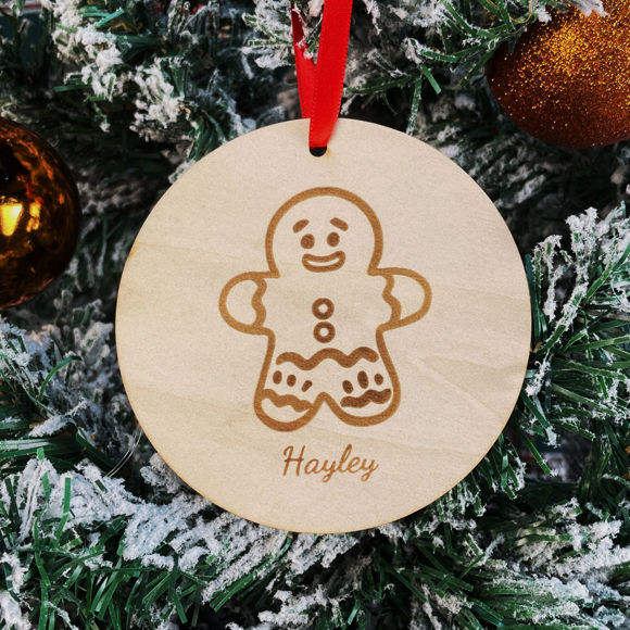 Picture of Personalized Cartoon Pattern Name Ornament - Personalized Christmas Name Ornament - Cute Christmas Tree Ornament - Xmas Home Decor - 10 Pack Bundle Sales