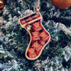 Bild von Personalisierter Cartoon-Weihnachts-Namensschmuck – personalisierter weihnachtlicher Namensschmuck aus Holz – Weihnachtsbaumschmuck – Weihnachtsdekoration