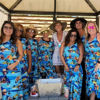 Bild von Hawaii-Kleid mit individuellem Gesicht – personalisiertes langes Sommerkleid mit Gesichtern – Sommerkleid mit individuellem Gesichtsfoto als Sommerferiengeschenke für Damen/Mädchen – schwarzer Flamingo